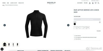 Merino rolák Devold Duo Active Merino 205 Zip Neck - 7