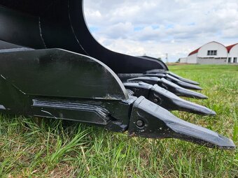 Podkopová lžíce se zuby, 130cm s upínáním S70 - 7