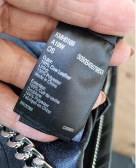 nová čierna kožená kabelka Karen Millen - 7