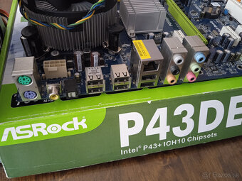 SET ASROCK P43DE - 7