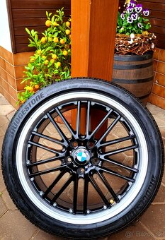 alu R19 5x120, dvojrozmer, BMW rada 5, F10/F11, letné pneu - 7
