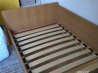 Posteľ - fóliovaná, imitácia čerešňa 80x200cm (BEZ matraca) - 7