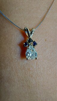 Luxusný diamantovy prívesok z 14k zlata - 7