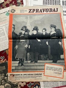 lidove noviny stare noviny historicke noviny z r. 1939 - 7