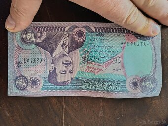 Irackých bankovky – Saddam Hussein (originál, UNC) - 7