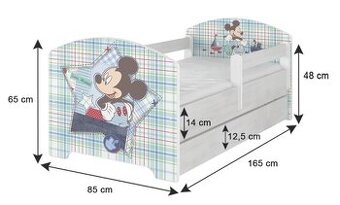 Predám detskú posteľ Mickey Mouse - 7