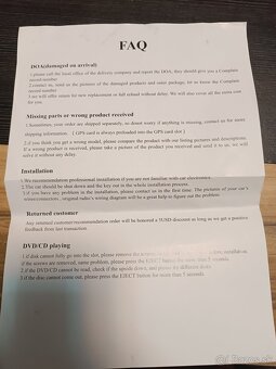 Android dotykové rádio - 7