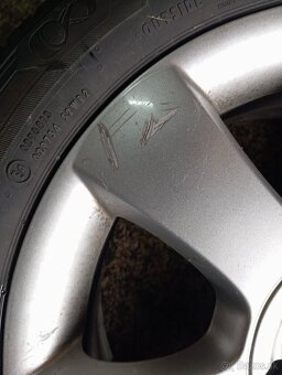 Sada disky+ pneumatiky letne originál škoda 5x112 r16 - 7