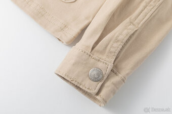 Chlapčenská džínsová bunda – béžová – nová - 7
