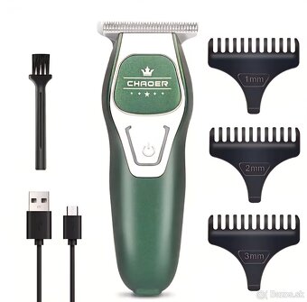 Vynikajúci Kompaktný Strojček na Vlasy 0-3mm 2-rýchl. USB-C - 7