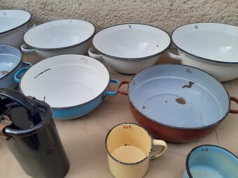 Smaltované  riady chalupárske dekorácie . - 7