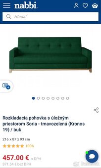 Predám rozkladaciu sedačku - 7