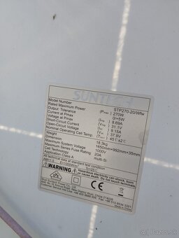 Menič ,batéria a 6 starých panelov - 7