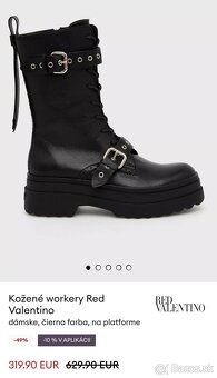 Čižmy/workery Red Valentino, v. 37 - 7