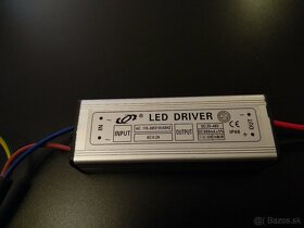 COB LED svetlo 50W, LED zdroj, chladic - 7