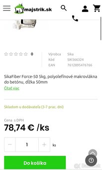 ⭐️SikaFiber Force Vlákna do betónu⭐️ - 7