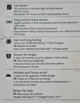 Tablet Nokia T20 model TA-1397, Android 13 - 7