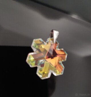 Swarovski kryštal privesok snehová vločka - 7
