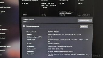 Predám PC Lenovo ThinkCentre A58/Windows 10 Home 64-bit SK. - 7