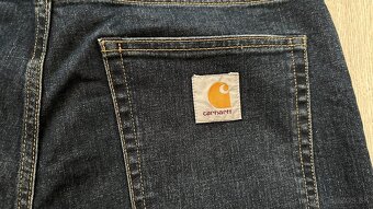 Pánske,kvalitné džínsy CARHARTT - veľkosť 34/32 - 7