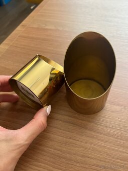 Vonne sviecky do interieru/zlaty svietnik pepco, glade - 7