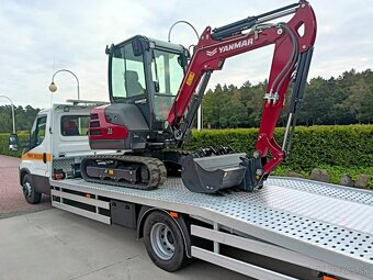 rýpadlo Yanmar SV26 minibager s hydr. búracím kladivom - 7