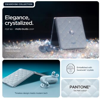 Motorola Razr 60 SWAROVSKI kolekcia LIMITOVANÉ NOVÉ - 7
