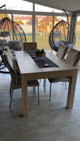 Rozkladací stôl a stoličky + rozkladacie stoličky - 7