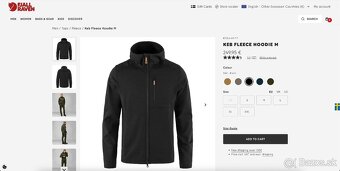 Outdoorová mikina Fjallraven Keb Fleece Hoodie M - 7
