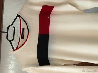 TOMMY HILFIGER originál limitka dámsky tenký sveter L - 7