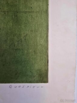 BERNARD QUESNIAUX - Amamcs (Lept,podpis) / Abstraktny figur. - 7