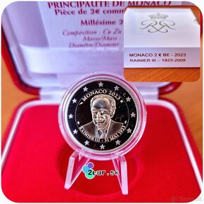 2 euro MONAKO - pamätné 2€ za NAJLEPŠIE CENY - 7