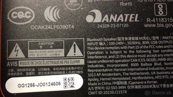 JBL PatyBox Club 120, ako nový, ešte 1,5r záruka - 7
