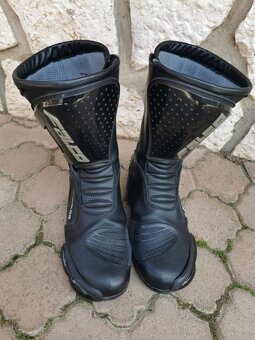 Dámske kožené moto oblečenie Bering + čižmy + prilba - 7