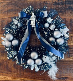 Vianočné vence na dvere 3. - 7