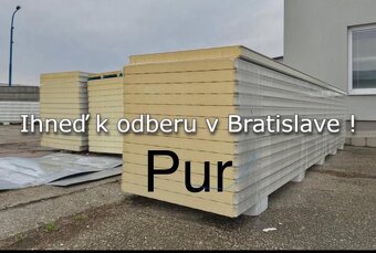 Sendvičove PUR panely, PVC fólia a trapez - 7