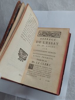 Kniha z roku 1746 John Locke angl. filozof - 7