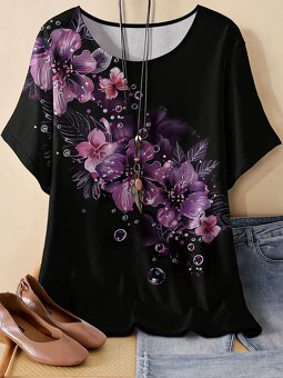 Elegantné dámske trička 3XL NOVE - 7