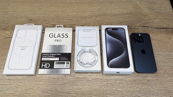 Apple iPhone 15 Pro 128GB Blue Titanium - 7