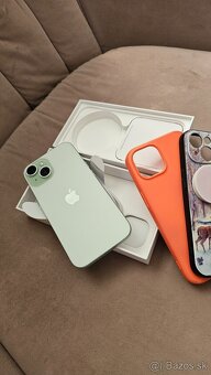 Predám Apple Iphone 15, 128gb green, ako nový TOP stav - 7