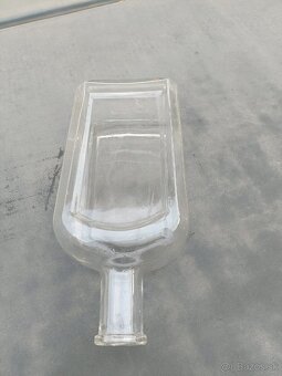 Starožitná sklenená fľaša 3 L - 7