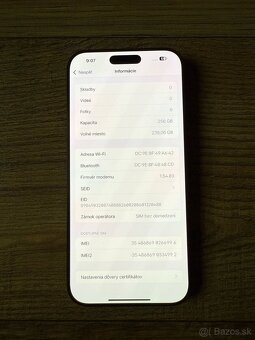 Apple iPhone 16 Pro Max, 256GB, Titanium Black, záruka 2027 - 7
