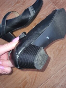 Kožené kvalitné topánky 37 partizanske - 7