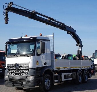 Mercedes-Benz AROCS 2643-6x4-Valník+HR-HIAB 228E-3–EURO 6 - 7