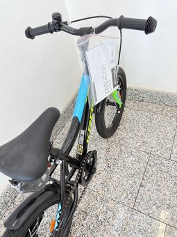 Kross Racer 3.0, 16“, detský bicykel, Black lime blue glossy - 7