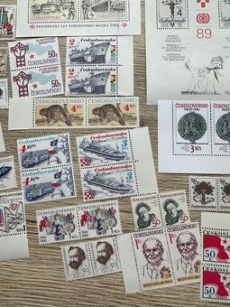 Známky ČSSR aršíky bloky páry c.12 - 7
