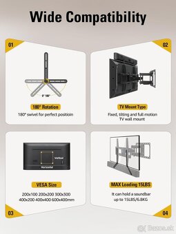 Držiak na soundbar pod TV - 7