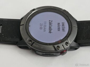 Garmin 6X Sapphire, výborný stav, hodinky + nabijací kábel - 7