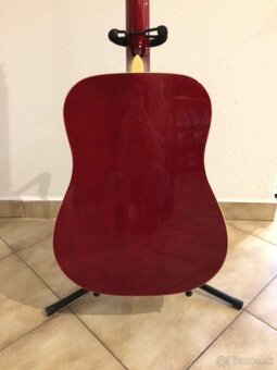 Akustická gitara bordová - 7