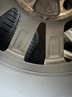 5x112 R15 6J ET43 Volkswagen so zimný 195/65 R15 - 7